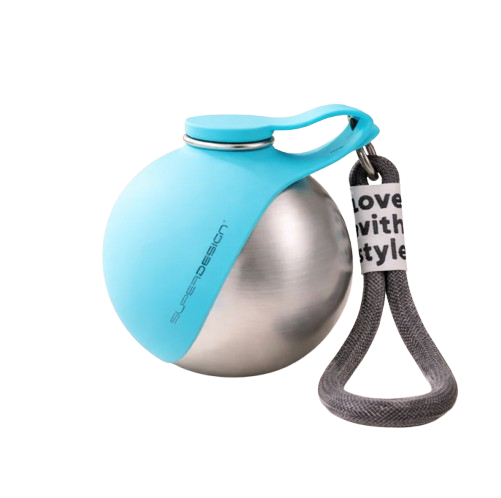 2-in-1 dog water bottle.