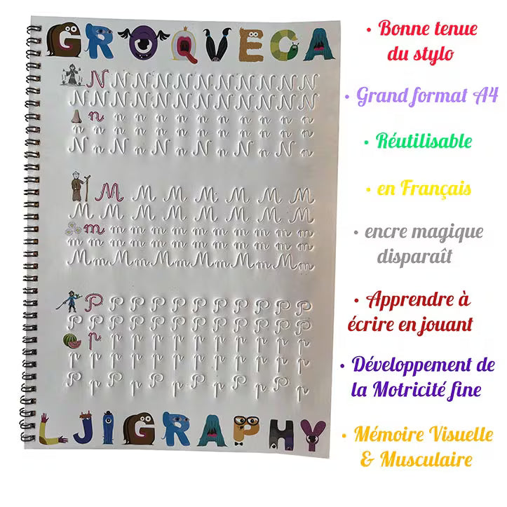 Reusable French Groove Workbook (A4)