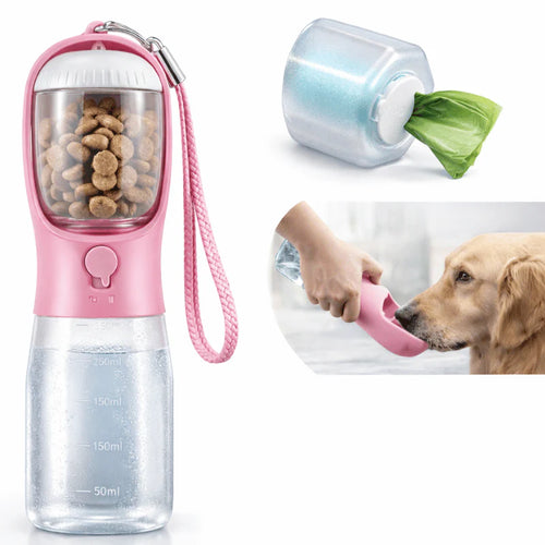 3-in-1 Portable Dog Water Bottle