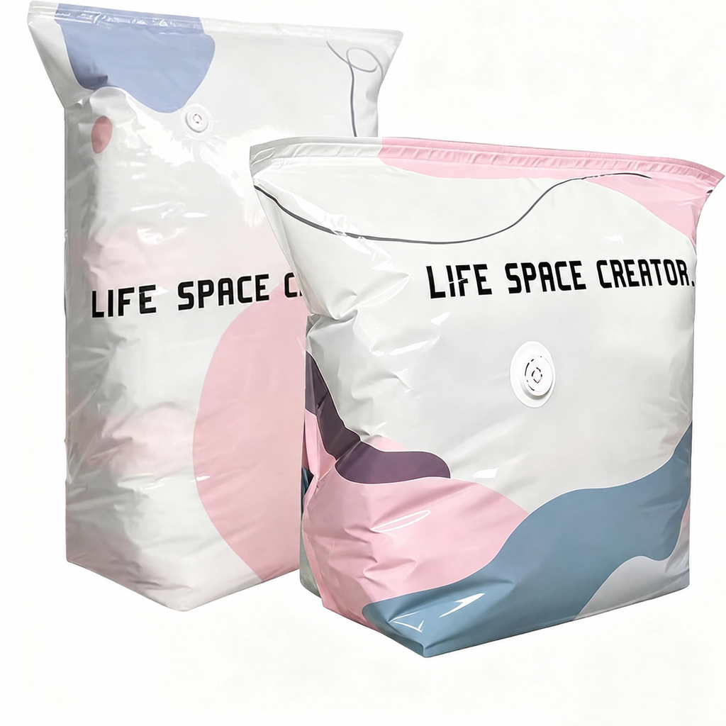No Pump Vacuum Storage Bags 2 Pcs